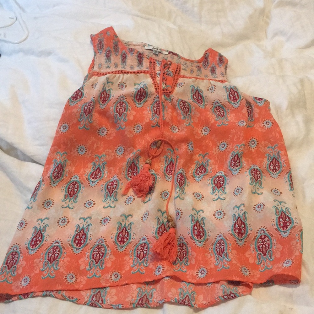 Boho chic tank top